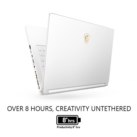 MSI P65 Creator, i7-8750H, 32GB RAM, 512GB SSD, GTX 1070, W10P, White with Gold