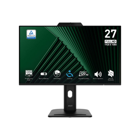 MSI PRO MP272PMG 27" 16:9 Full HD 120Hz IPS LCD HDR Monitor, Black