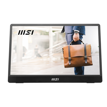 MSI PRO MP161 E2 15.6" 16:9 Full HD Portable IPS LCD Monitor, Metal Gray