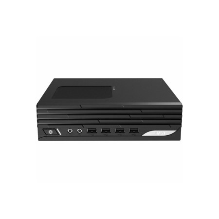 MSI PRO DP21 14M-1004US Small Form Factor Desktop Computer, Intel Core i3-14100 3.5GHz, 8GB RAM, 500GB SSD, Windows 11 Home, Black