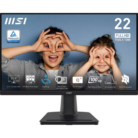 MSI PRO MP225 21.5" 16:9 Full HD 100Hz IPS LCD Monitor