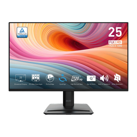 MSI PRO MP252 E2 24.5" 16:9 Full HD 120Hz IPS LCD HDR Monitor, Matte Black