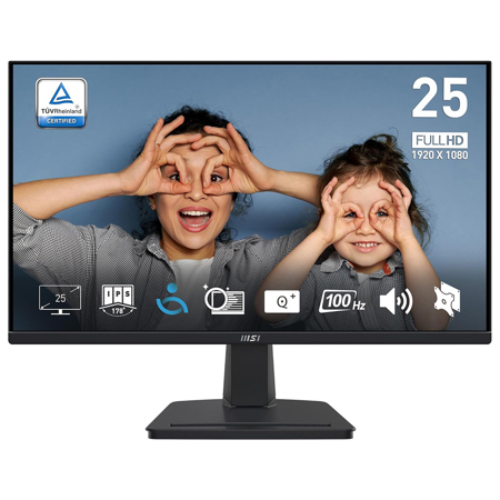 MSI PRO MP253 24.5" 16:9 Full HD 100Hz IPS LCD Monitor, White