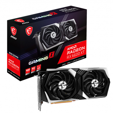 MSI Radeon RX 6600 XT Gaming X 8GB GDDR6 Graphics Card