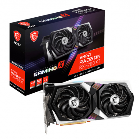 MSI Radeon RX 6700 XT Gaming X 12GB GDDR6 Graphics Card