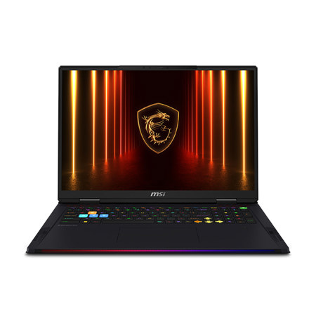 MSI Raider 18 HX AI A2XWJG-069US 18" UHD+ 120Hz Gaming Laptop, Intel Core Ultra 9-285HX 2.8GHz, 64GB RAM, 2TB SSD, NVIDIA GeForce RTX 5090 24GB, Windows 11 Pro, Core Black