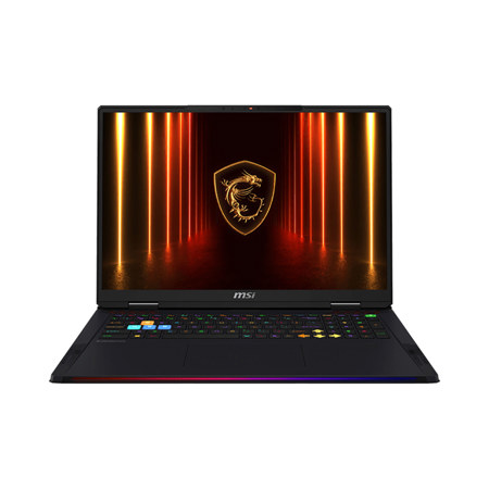 MSI Raider A18 HX A9WIG-082US 18" UHD+ 120Hz Gaming Laptop, AMD Ryzen 9 9955HX3D 2.5GHz, 32GB RAM, 2TB SSD, NVIDIA GeForce RTX 5080 16GB, Windows 11 Pro, Core Black