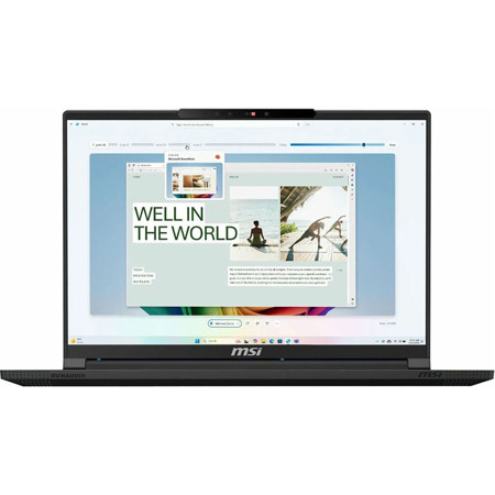 MSI Stealth A16 AI+ A3XWHG-079US 16" WQXGA OLED 240Hz Copilot+ PC Gaming Laptop, AMD Ryzen AI 9 HX 370 2.0GHz, 32GB RAM, 2TB SSD, NVIDIA GeForce RTX 5070 Ti 12GB, Windows 11 Pro, Core Black