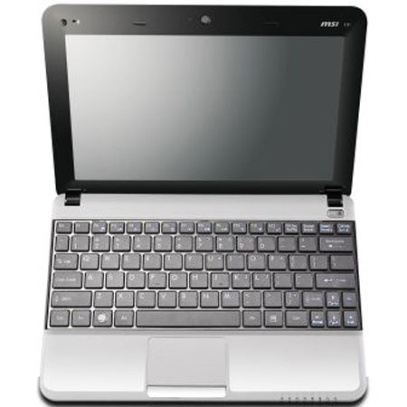 MSI U135-206US 10in Netbook with 160GB HDD, Silver