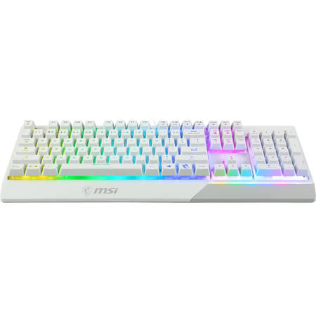 MSI Vigor GK30 RGB Gaming Keyboard, White