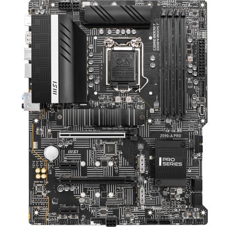 MSI Z590-A PRO LGA 1200 SATA 6Gb/s ATX Motherboard