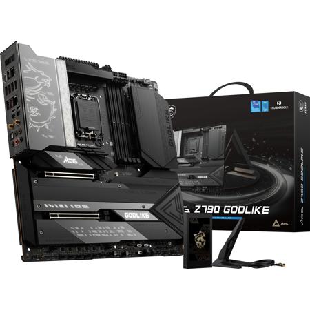 MSI MEG Z790 GODLIKE Wi-Fi DDR5 LGA 1700 SATA 6Gb/s E-ATX Gaming Motherboard