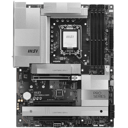 MSI PRO Z890-A Wi-Fi DDR5 LGA 1851 SATA 6Gb/s ATX Gaming Motherboard