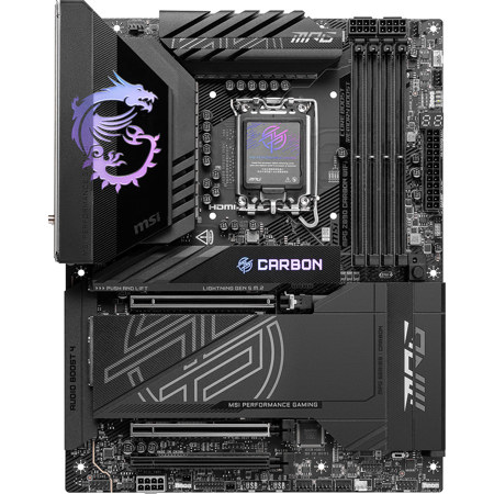 MSI MPG Z890 CARBON Wi-Fi DDR5 LGA 1851 SATA 6Gb/s ATX Gaming Motherboard