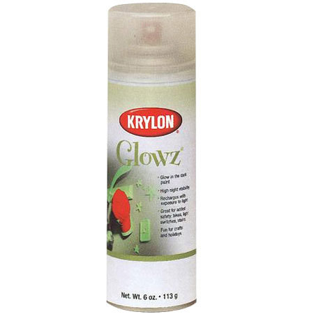 Krylon Glowz, Glow-in-the-Dark Spray Paint, 6oz. Can