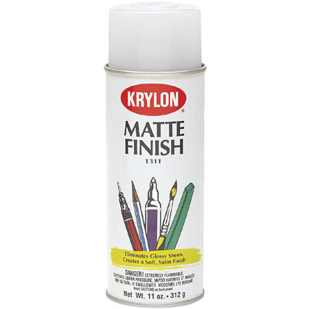 Krylon Matte Finish Print Spray Color or Black/White