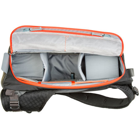 MindShift PhotoCross 10 Weather-Resistant Sling Bag, Fits DSLR Camera, 1-2 Lenses, 10" Tablet, Orange Ember
