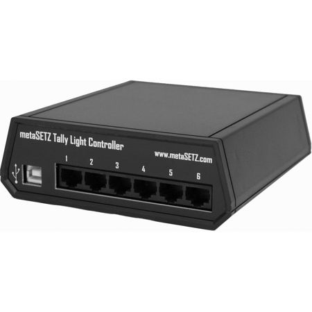metaSETZ TLC-8D 8-Output Tally Controller,15-Pin Tally Cable,TriCaster Switchers