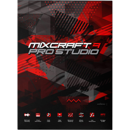Mixcraft 9 Pro Studio Software, Electronic Download