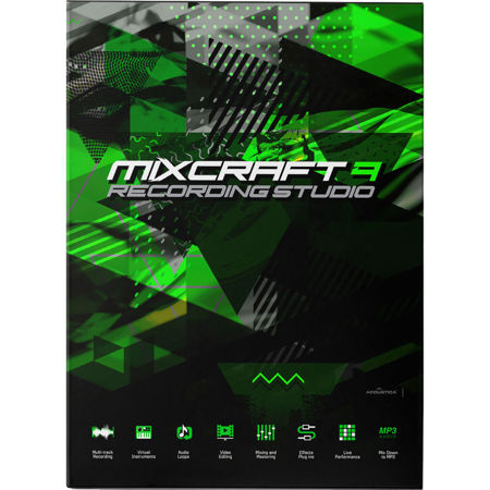 Mixcraft 9 Recording Studio Software, Electronic Download