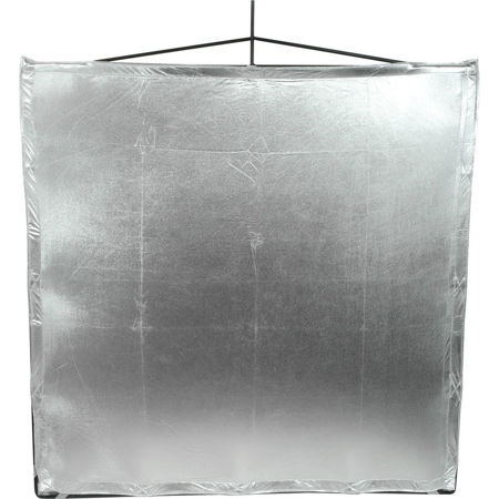 Matthews 169197 48x48in Road Flag Fabric, Silver Lame