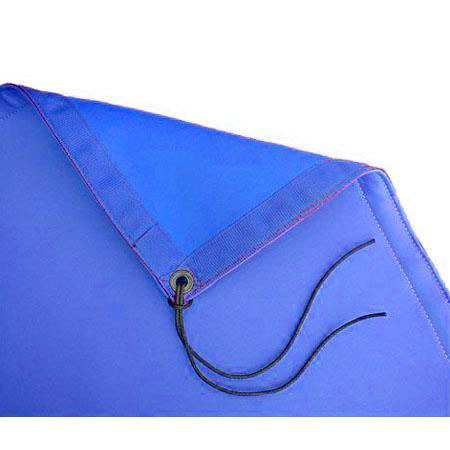 Matthews 309114 6x6ft Blue Screen Butterfly Fabric