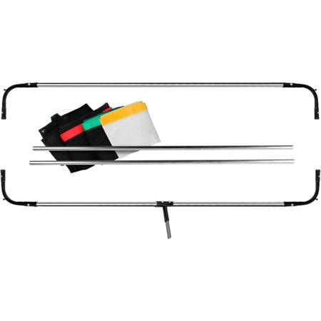 Matthews 8' x 8' Overhead Set with Frame, Four Textiles & Storage Bag. #319414