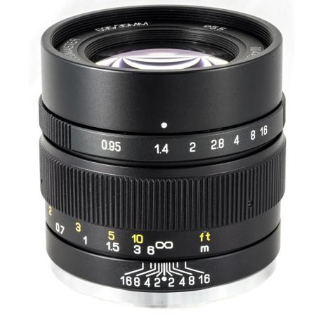 Mitakon Zhongyi Speedmaster 35mm f/0.95 Mark II Lens for Fuji X Mirrorless Cameras - Black
