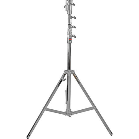 Matthews 15' Sky High Combo Triple Riser Steel Stand with Rocky Mountain Leg, Chrome