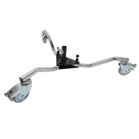 Matthews Low Rolling Stand Base for Junior Runway Stands, Chrome