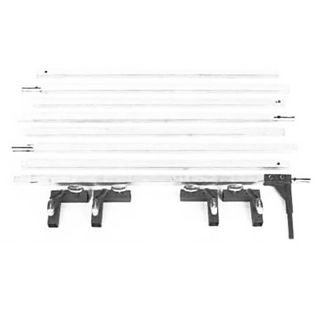 Matthews 8x8' Snap-a-Part Heavy Duty Butterfly / Overhead Frame, 1" Square