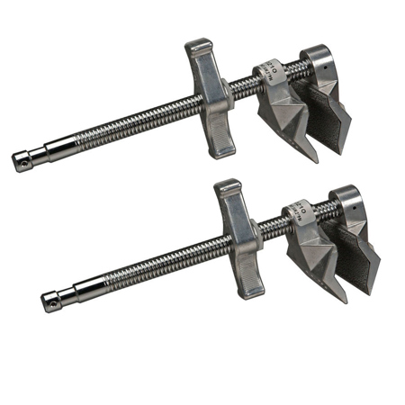 Matthews Matthellini Clamp with 6" End Jaw Configuration, Silver, 2-Pack