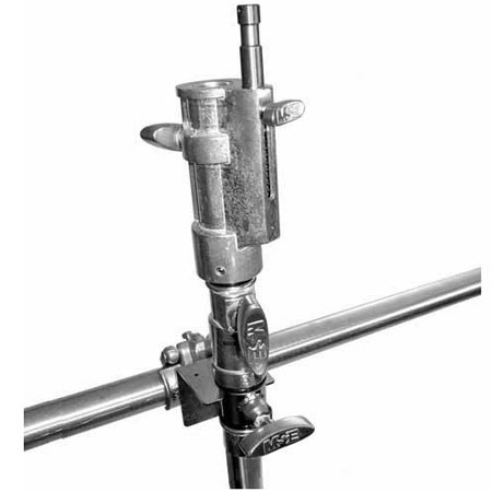 Matthews Bazooka, Single Riser Column with 1-1/8" Receiver, Chrome. #429050