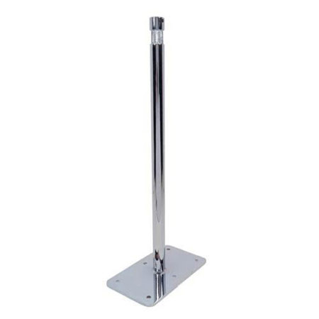 Matthews 12" Baby Plate Low Angle 3x5" Metal Plate w/Welded 12" Long 5/8" Stud