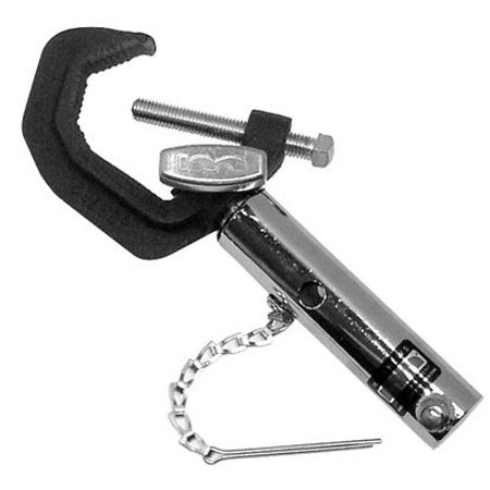 Matthews Junior Pipe Clamp with 5/8" Pin, Safety Chain and Cotter Pin