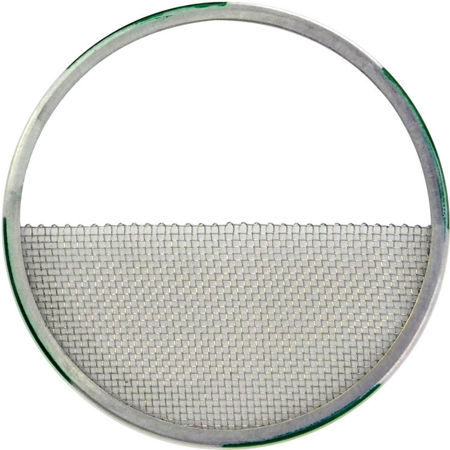 Matthews 4-1/4" Half Single Stainless Steel Wire Diffusion Scrim