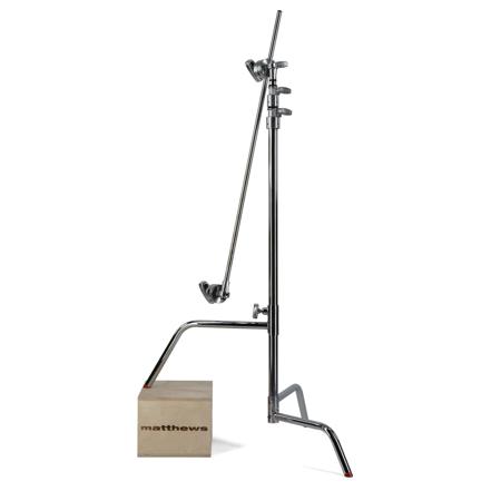 Matthews Hollywood Century 40" C Stand Pro Grip Arm Kit with Standard Sliding Lower Leg, Chrome