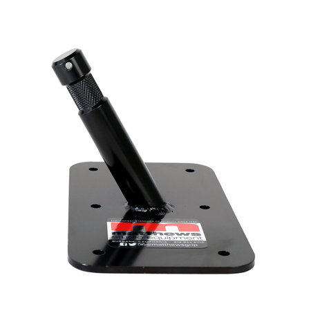 Matthews 3.5" Baby Plate Cheater, Black Hyper-Chrome