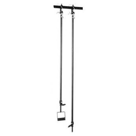 Matthews Lightweight Telescoping Hanger w/Pipe Clamp & Stirrup Hanger - 2 - 4'