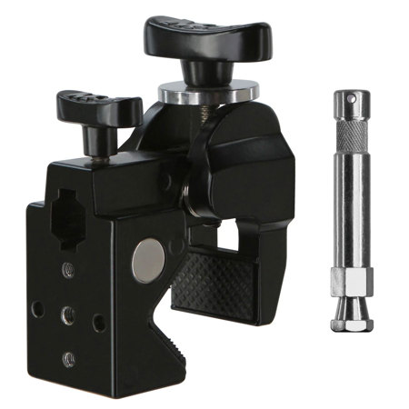 Matthews Super Mafer Clamp with 5/8" Pin, Black