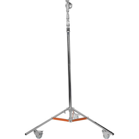 Matthews Hi-Hi Overhead Roller Stand with Rocky Mountain Leg, Supports 88 lbs, Maximum Height 249",(20.75'), Chrome