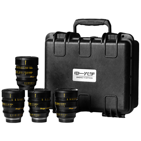 Mitakon Zhongyi Speedmaster Cine 4-Lens Bundle with 17mm, 25mm, 35mm, 50mm T1.0 Lens for Micro Four Thirds