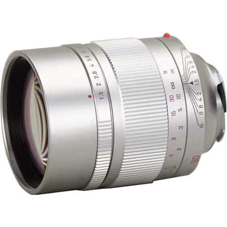 Mitakon Zhongyi Speedmaster 90mm f/1.5 Lens for Leica M, Silver