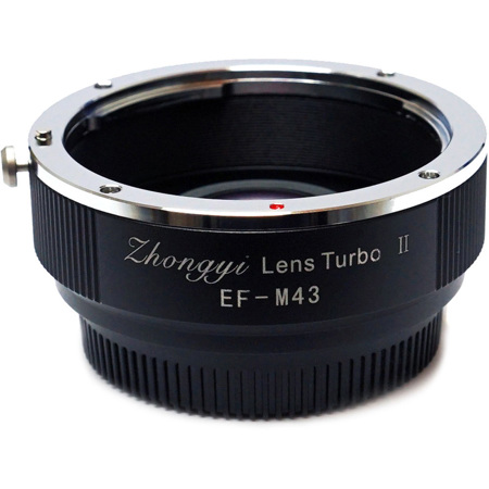 Mitakon Zhongyi Lens Turbo Adapter for Canon EF - M43 - Micro Four Thirds Camera, Version II (M43 / MFT)