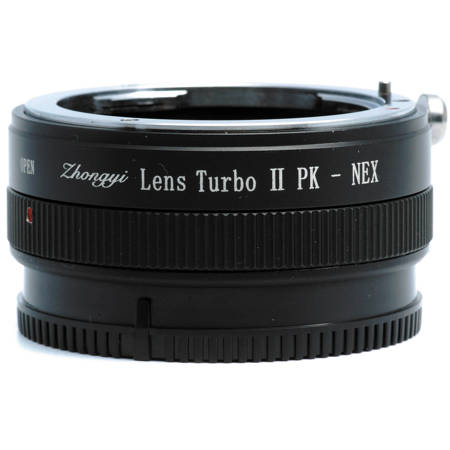 Mitakon Zhongyi Pentax K Lens to Sony E Camera Turbo Mark II Adapter