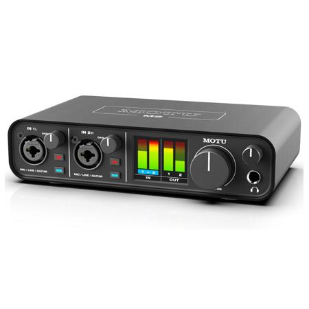 MOTU M2 Desktop 2x2 USB-C Audio Interface with Mic, Headphone, Arm
