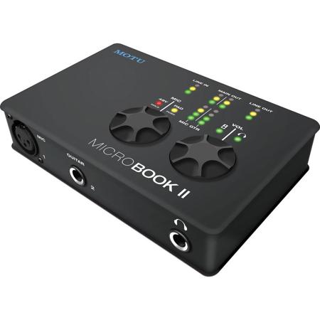 MOTU MicroBook II Studio Grade USB Audio Interface for Personal Recording