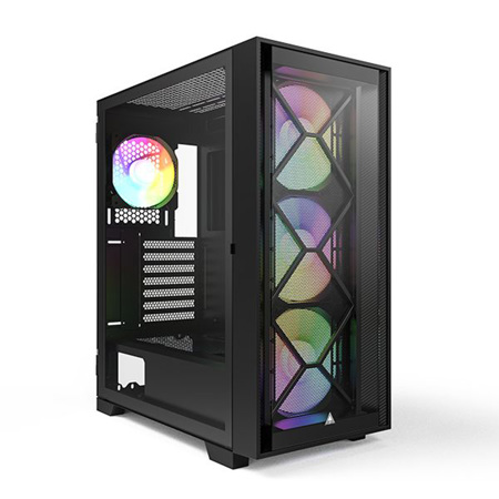 Montech AIR 1000 Premium ARGB Tempered Glass ATX Mid-Tower Case, Black