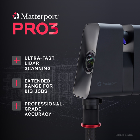 Matterport Pro3 20MP Professional Capture 3D Camera MC300-X2