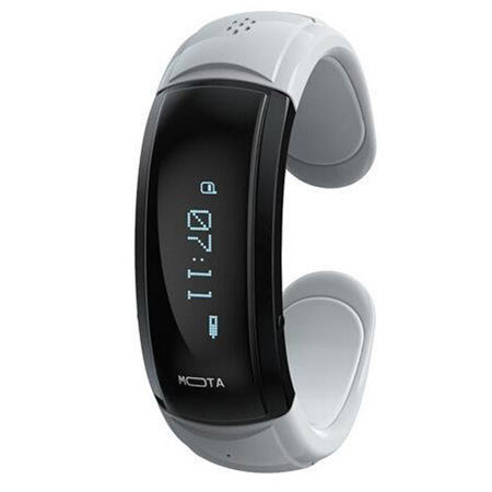 Mota SmartWatch 7.5" Large Wrist Watch with Bluetooth, White